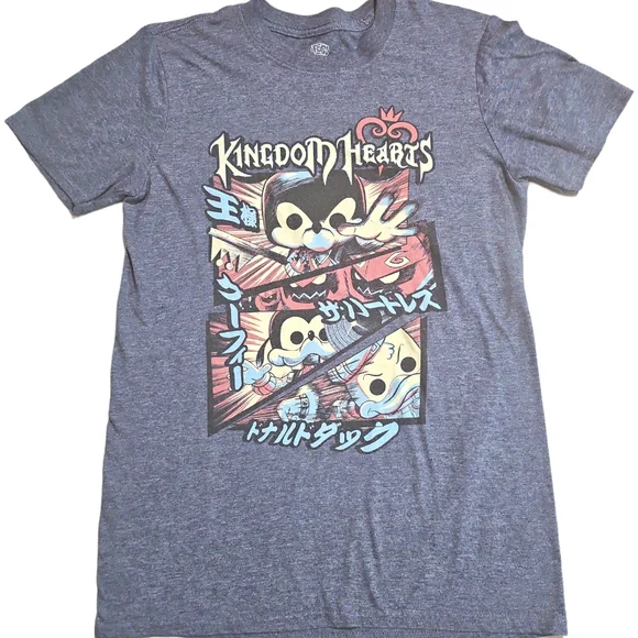Disney Funko Pop! Tees Kingdom Hearts Graphic T-Shirt Size Sm Cartoon‎ Anime - Picture 5 of 12